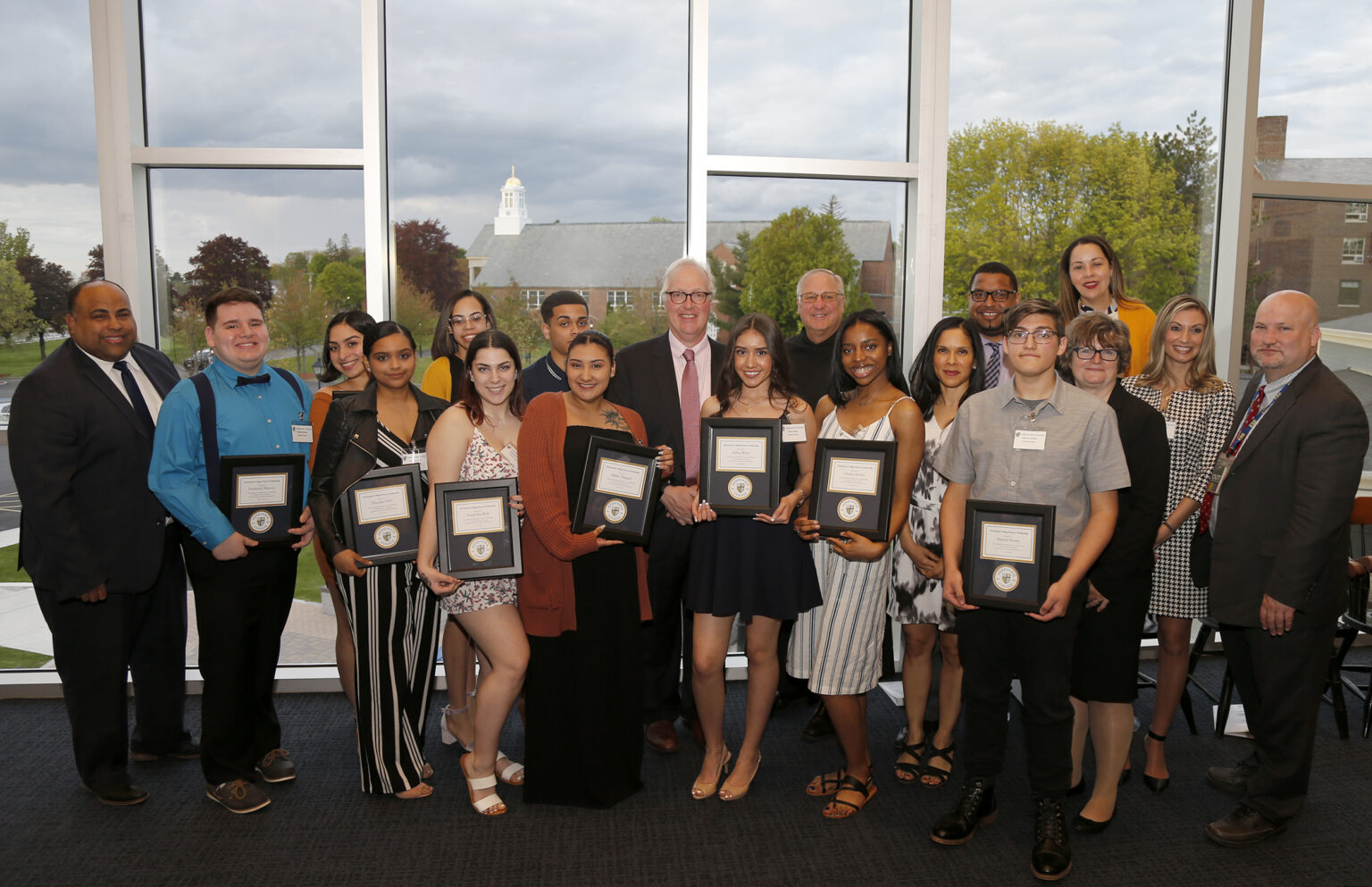 First Pioneer Scholars cohort graduate Merrimack College | Merrimack