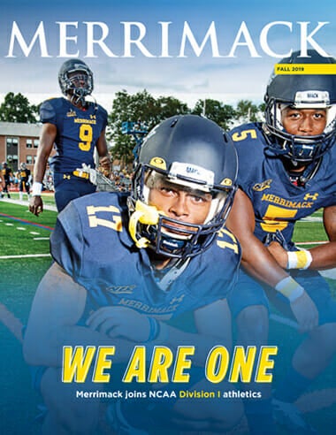 Merrimack College Fall 2019 magazine cover