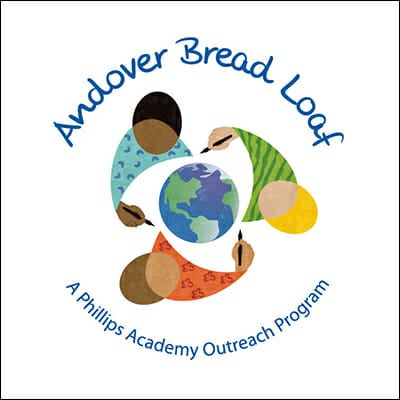 Andover Bread Loaf logo with an illustration of three children standing around a globe