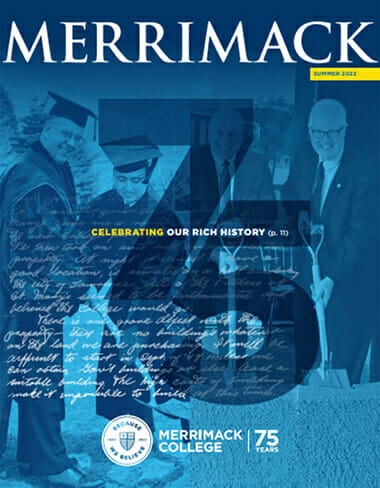 Summer 2022 Merrimack Magazine Cover