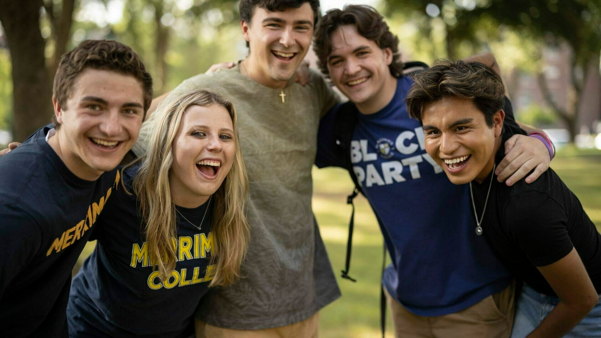 Photography for Merrimack College brochure covers.