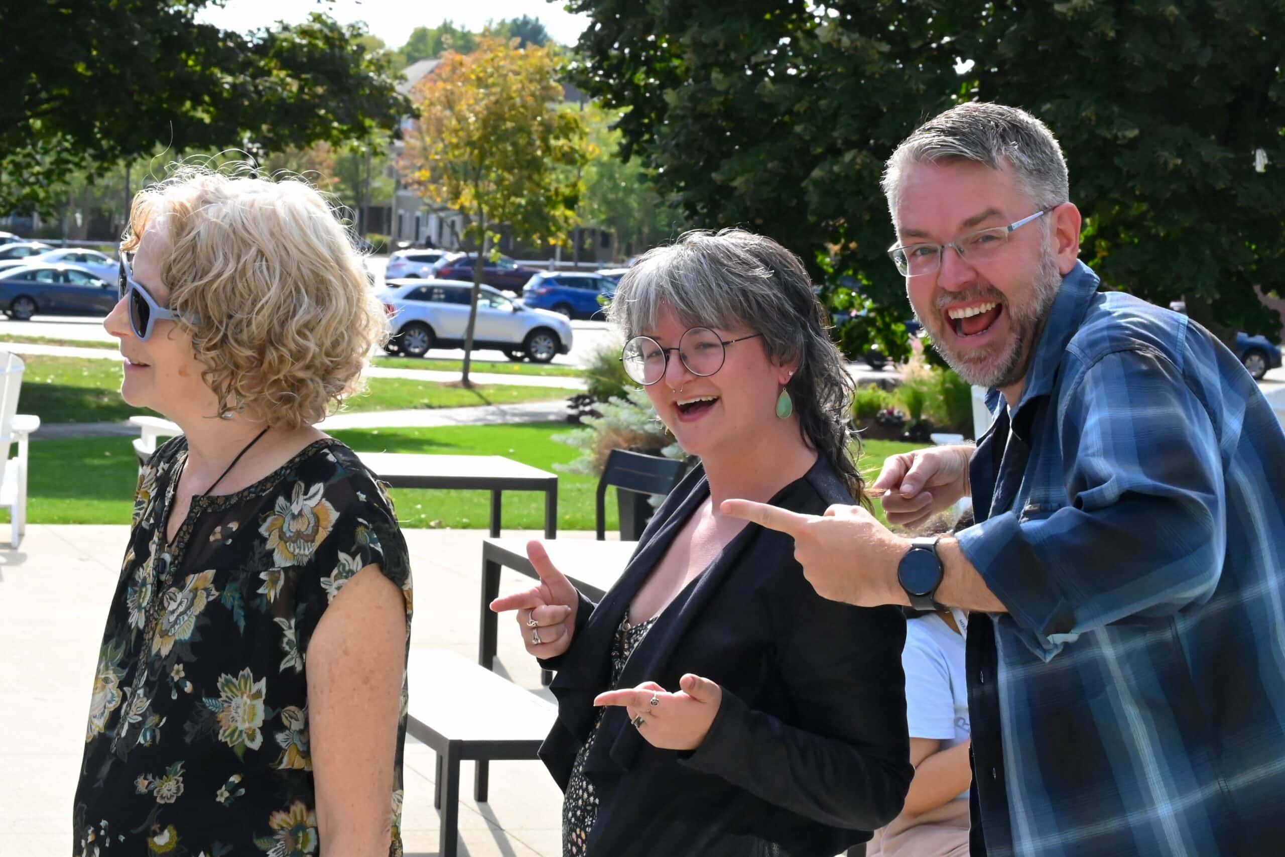 Dr. Kathleen Sills, Ally Lewis & Sean Dooley