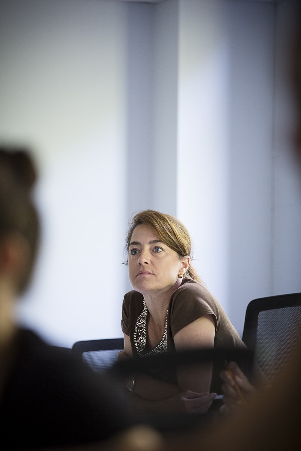 student in classroom