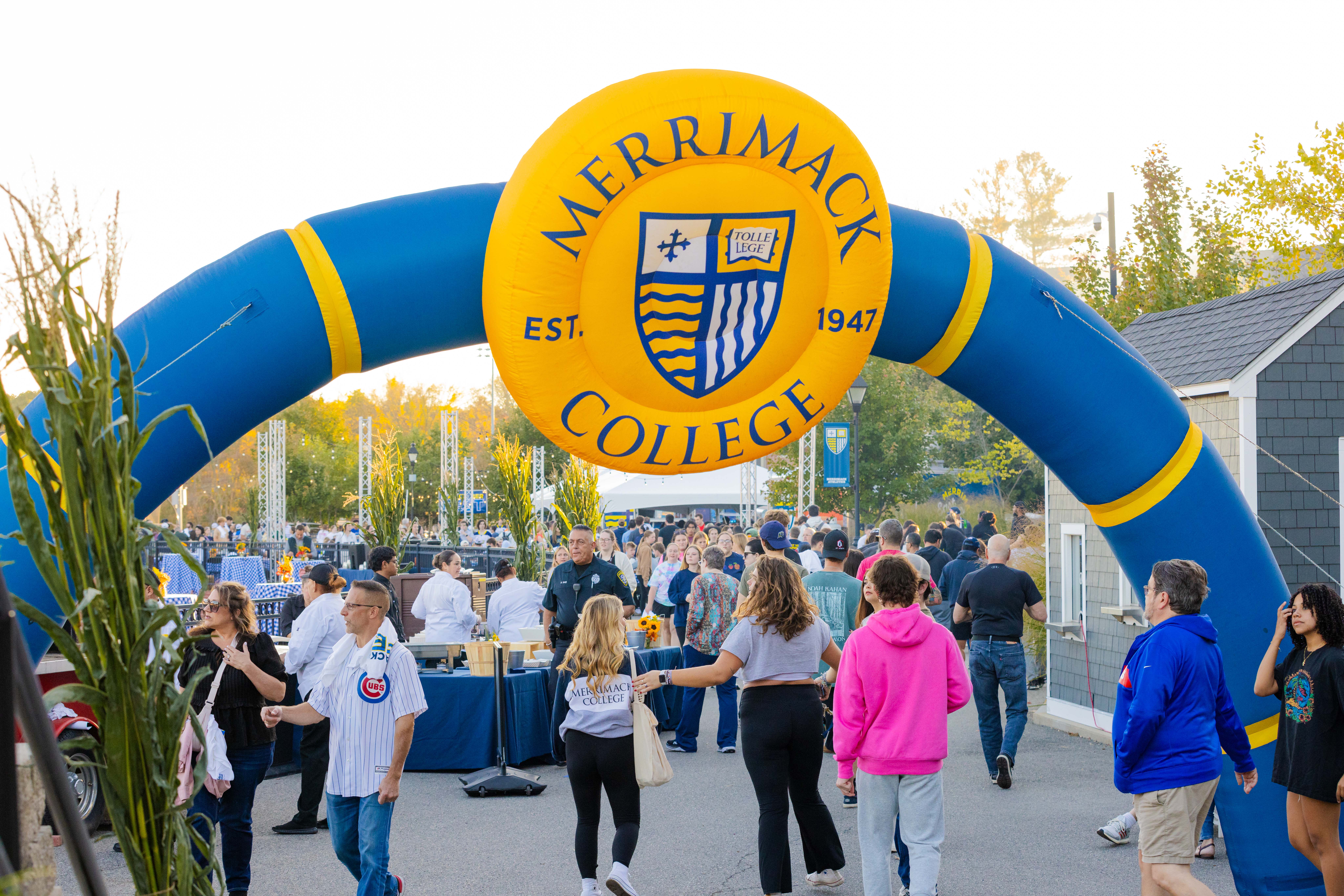 Merrimack College 2025 Homecoming game vs Robert Morris.