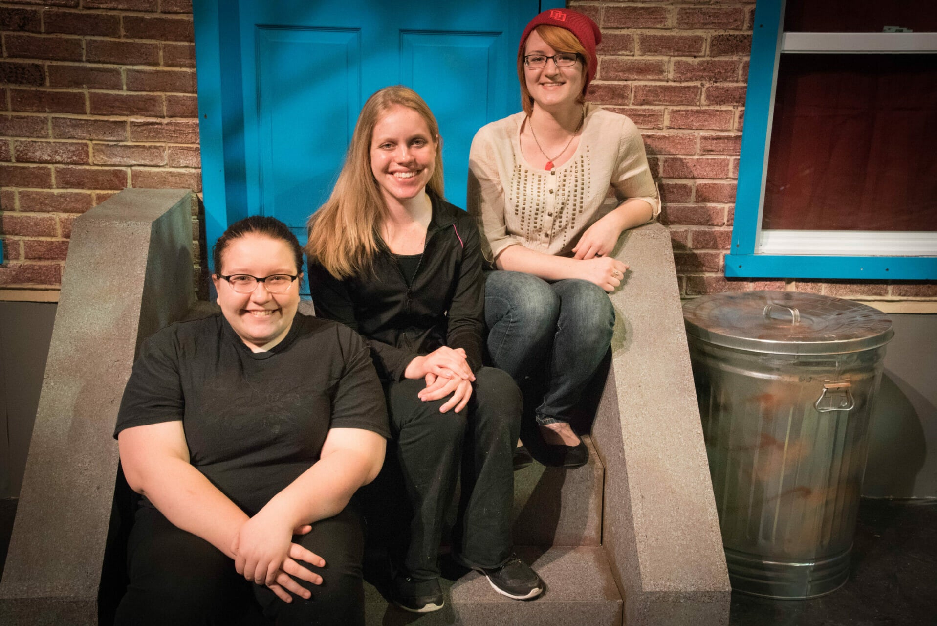 Stage crew for VPA production of Avenue Q (Spring 2016)