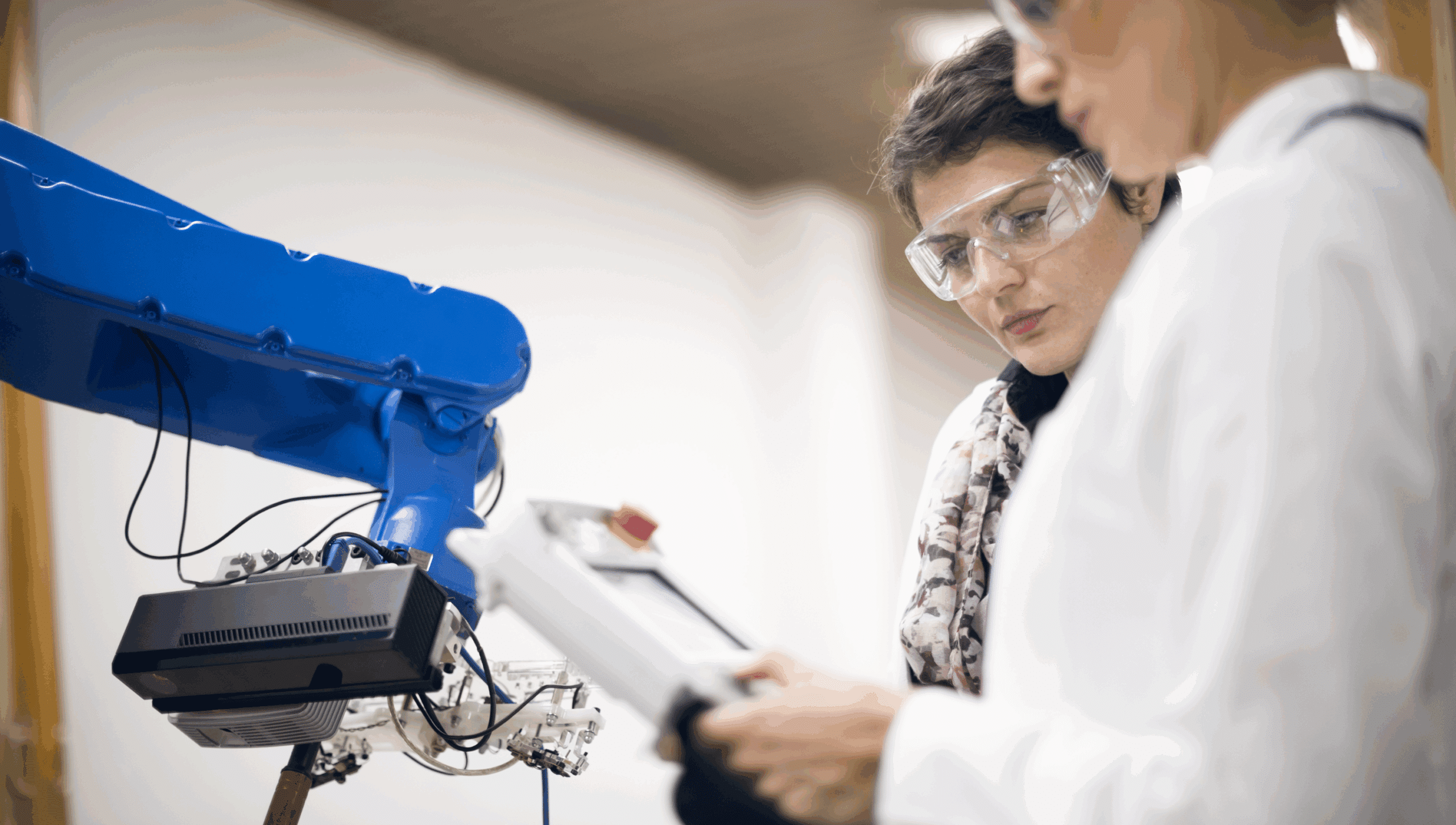 Mechanical Engineers working together