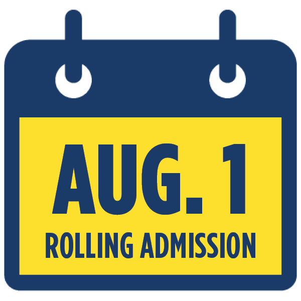 Rolling admission icon
