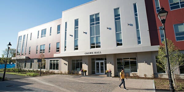 Crowe Hall exterior in daylight