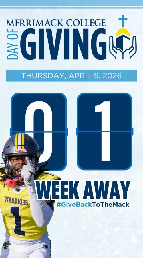 Merrimack College | Day of Giving | 1 week with student athlete