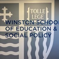 Photo of the entrance to the Winston School of Education and Social Policy offices.