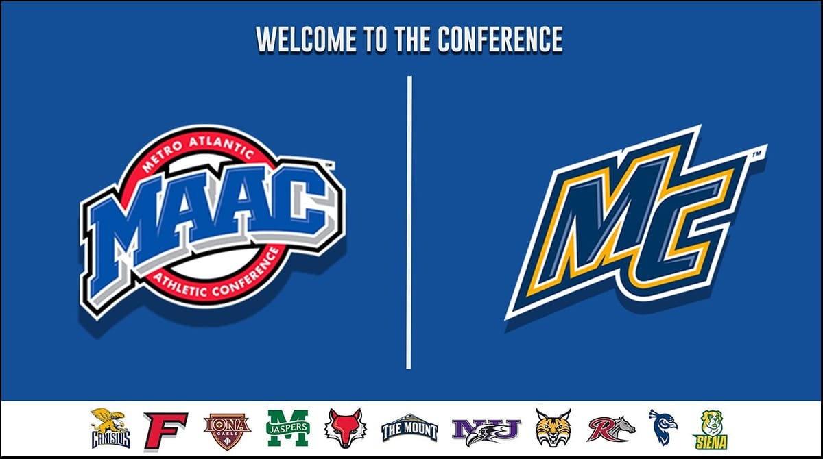 MAAC and Merrimack College logos