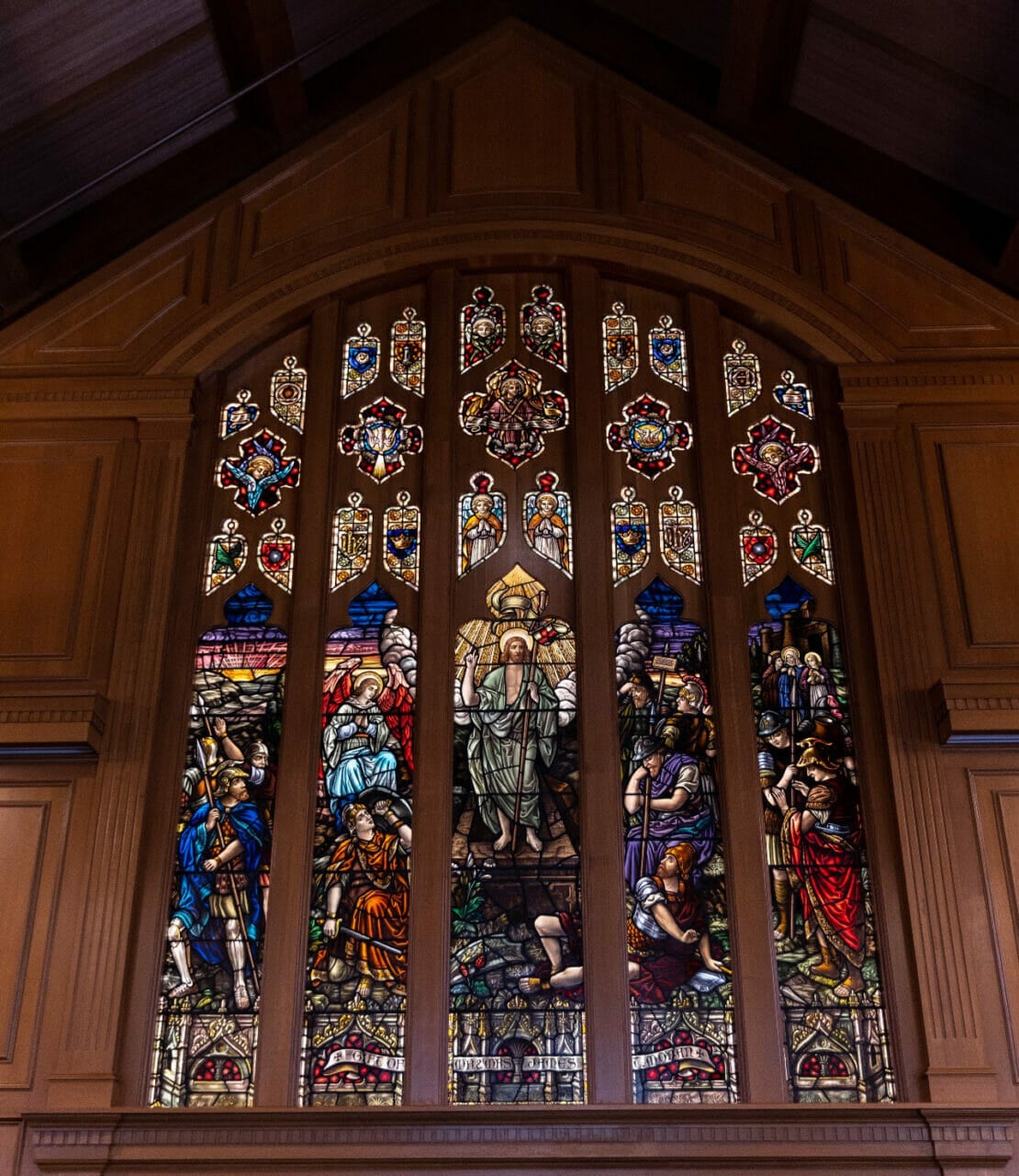 Collegiate Church of Christ the Teacher Stained Glass Window