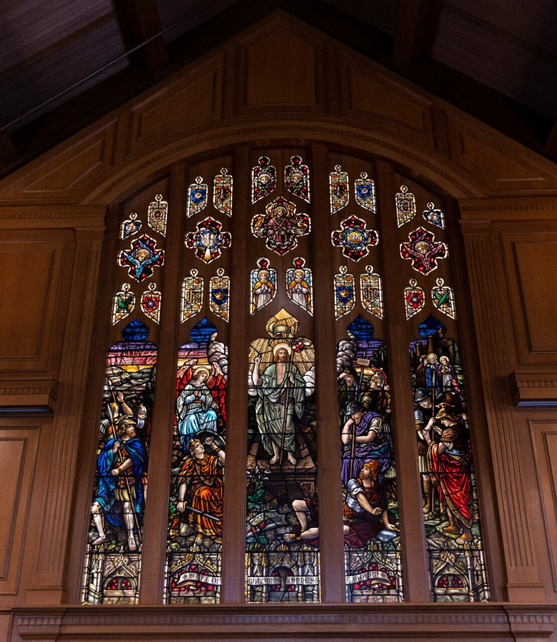 Collegiate Church of Christ the Teacher Stained Glass Window